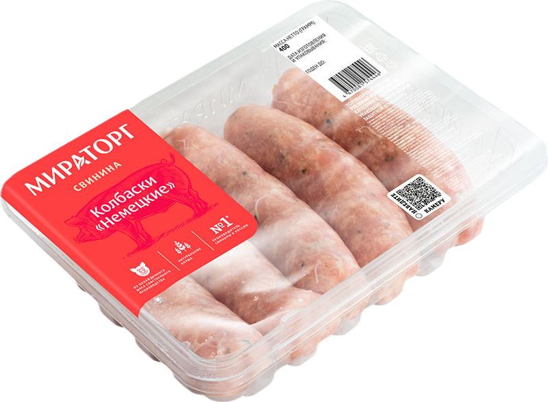 

Колбаски Мираторг Немецкие 400 г