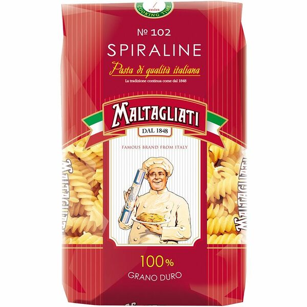 Макаронные изделия Maltagliati №102 Spiraline