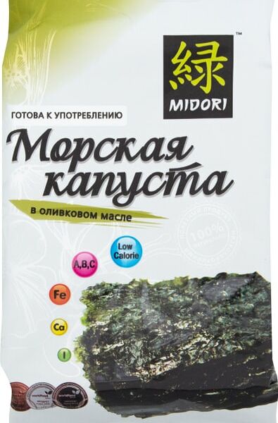 Морская капуста Midori в оливковом масле 5г