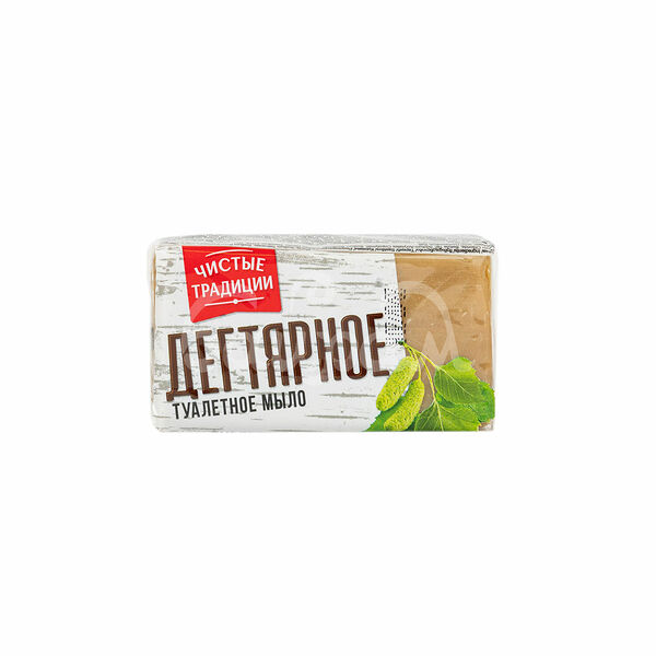 Мыло туалетное Чистые Традиции 140гр Дегтярное
