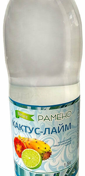 Напиток сильгазированный кактус лайм ТМ Рамено