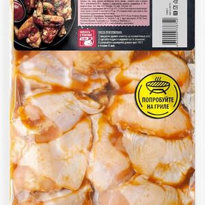 Крылышки цыпленка-бройлера Хорошее дело Терияки для запекания, вес 