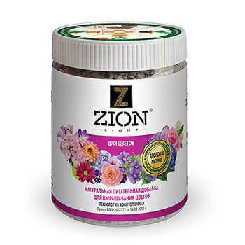 Питательная добавка Zion для цветов, ионитный субстрат, 450г