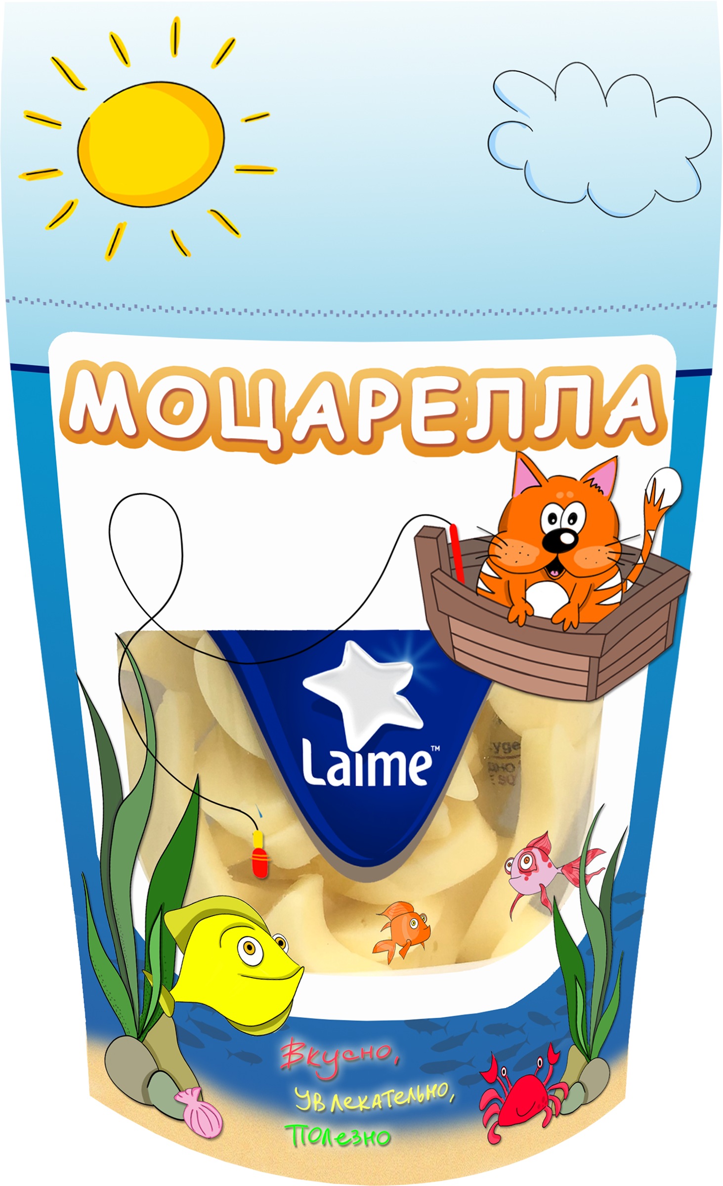 

Сыр полутвердый Laime Моцарелла рыбки 45% без змж 100 г