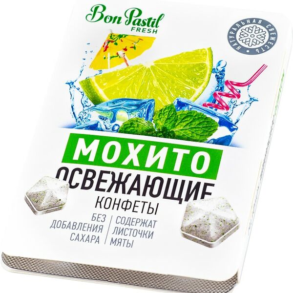 Конфеты Bon Pastil Fresh Мохито 8шт