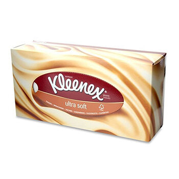 Салфетки Kleenex в коробе Ultra Soft 56 шт