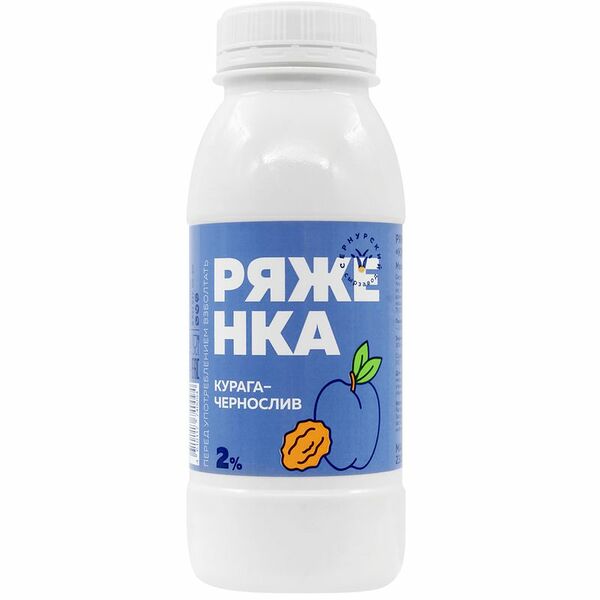 Ряженка Сернурский СЗ курага-чернослив с наполнителем 2%, 230мл