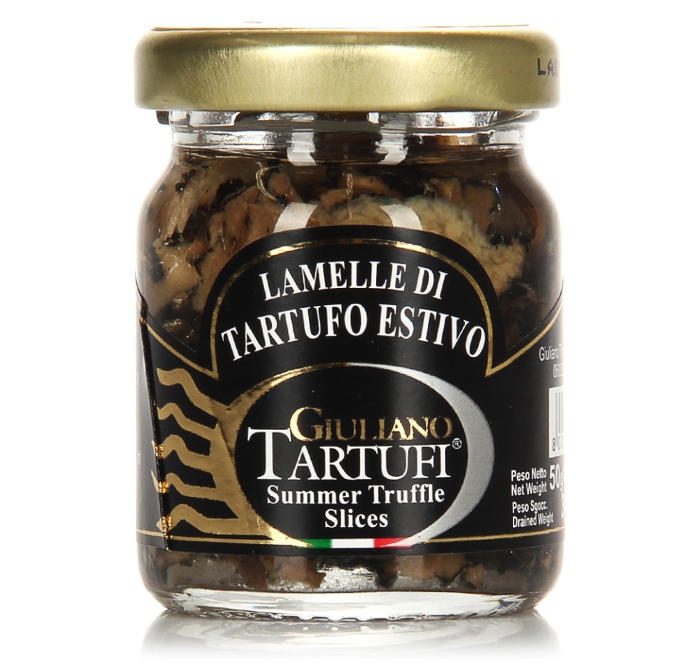 

Трюфели черные летние резанные (слайсы) Giuliano Tartufi