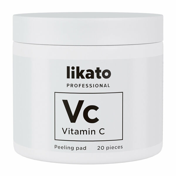 Пилинг-пэды LIKATO PROFESSIONAL для совершенной кожи с AHА - кислотами и витамином С, 80 мл