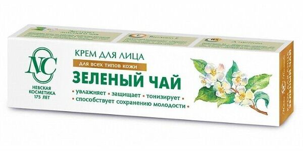 Крем для лица Невская Косметика Зеленый чай 40 мл