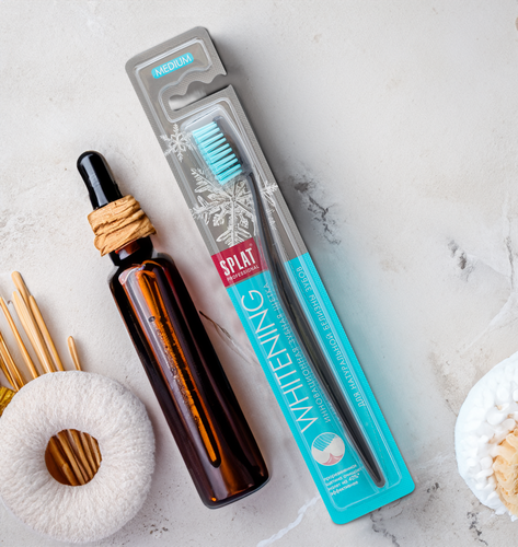

Зубная щетка Splat Professional Whitening Medium инновационная, средней жесткости, цвет в ассортименте