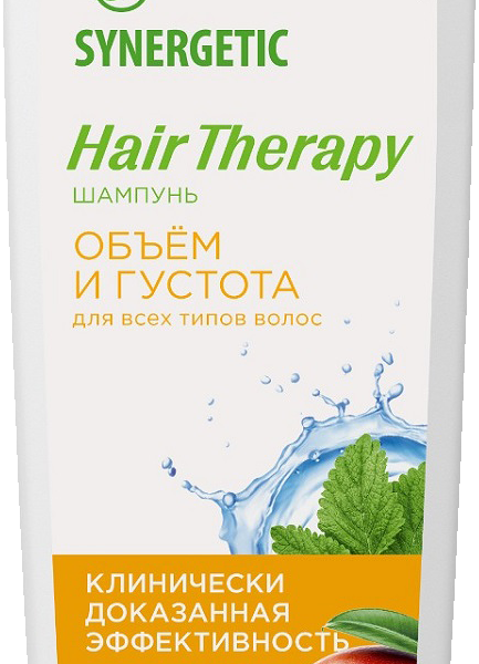 Шампунь Synergetic Hair Therapy бессульфатный объем густых волос