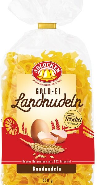 Лапша 3 Glocken Gold-Ei короткая прямая 350г