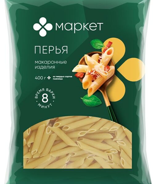 Макаронные изделия Маркет Перья 400г