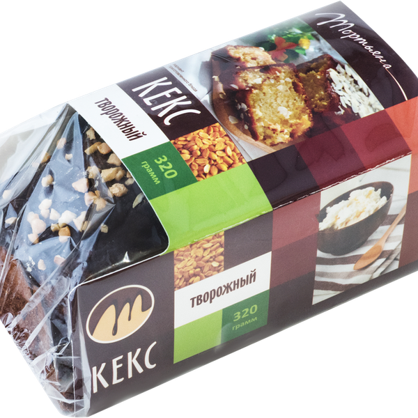 Кекс творожный РОДНЫЕ ПРОСТОРЫ