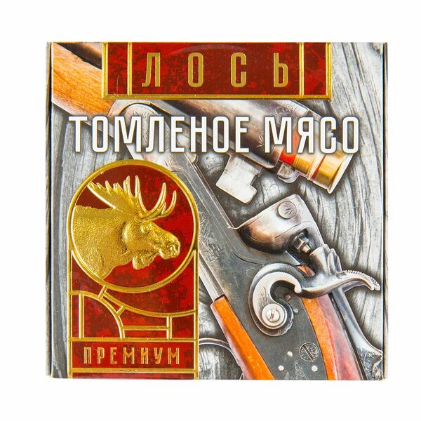 Мясо лося Деликатес Дичь томленое, 325г