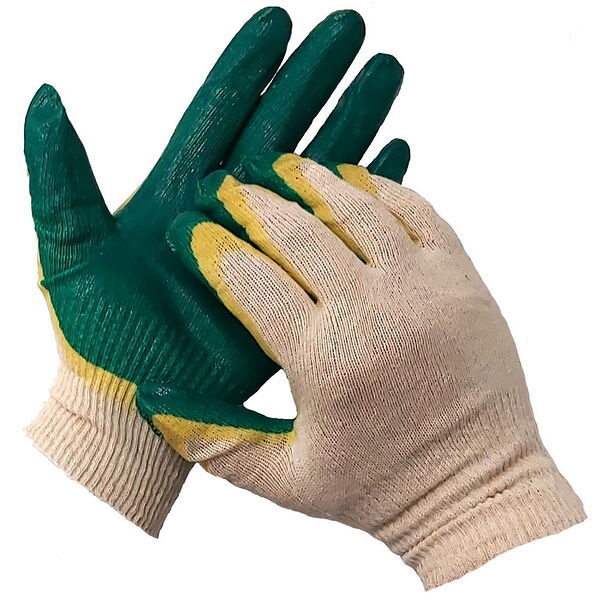 Перчатки с двойным латексным покрытием от минимальных рисков