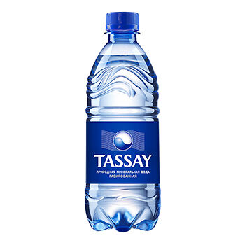 Вода минеральная природная питьевая Tassay газированная, 0.5л