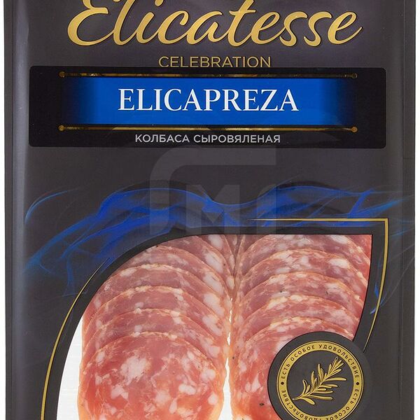 Колбаса Elicatesse Эликапреза сыровяленая полусухая нарезка 100г