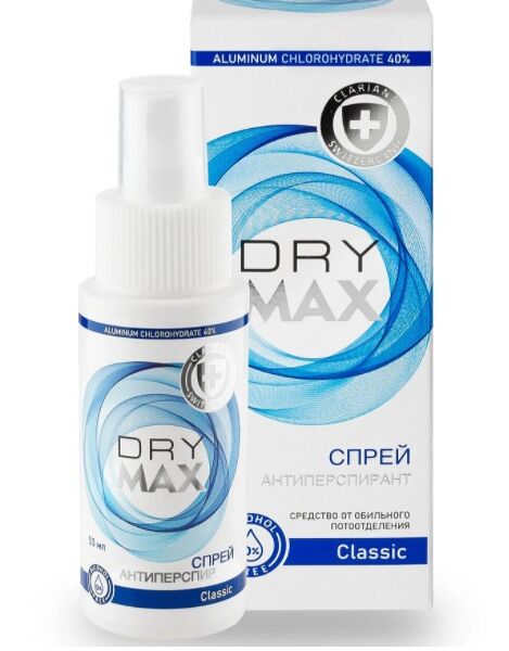 Dry Max средство от обильного потоотделения классик спрей 100 мл