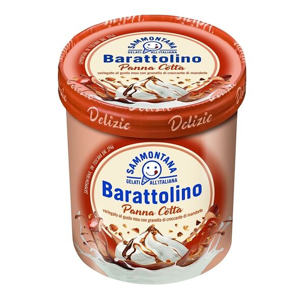 Десерт замороженный Sammontana «Итальянское мороженое Панна котта Бараттолино»