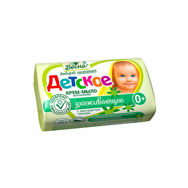 Крем-мыло Весна Детское с экстрактом череды 90 г