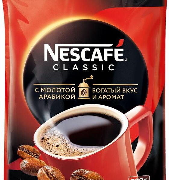 Кофе растворимый Nescafe Classic с молотой арабикой