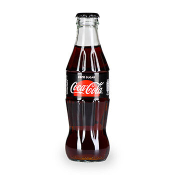 Напиток газированный Coca-Cola Zero 0.2л стеклянная бутылка Великобритания