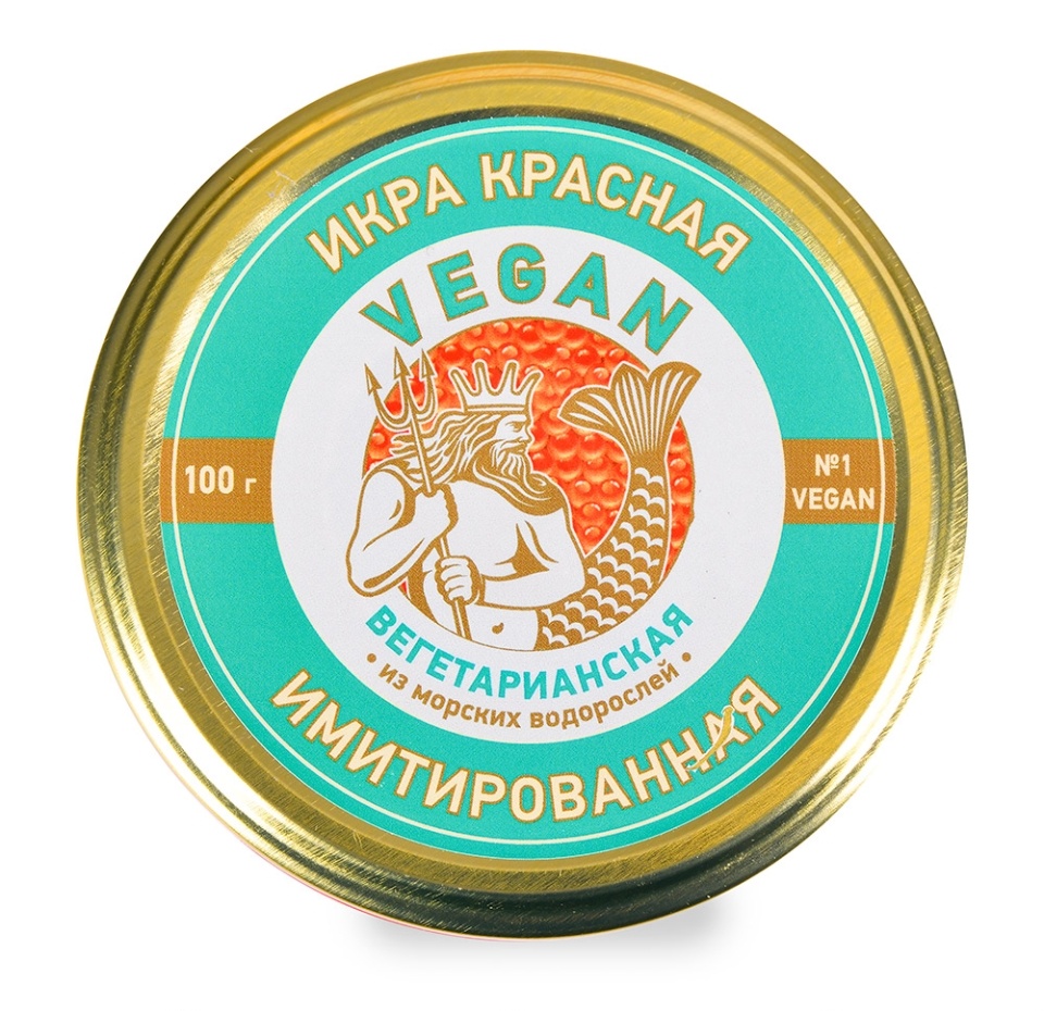 

Икра красная из морских водорослей, Vegan 100 г