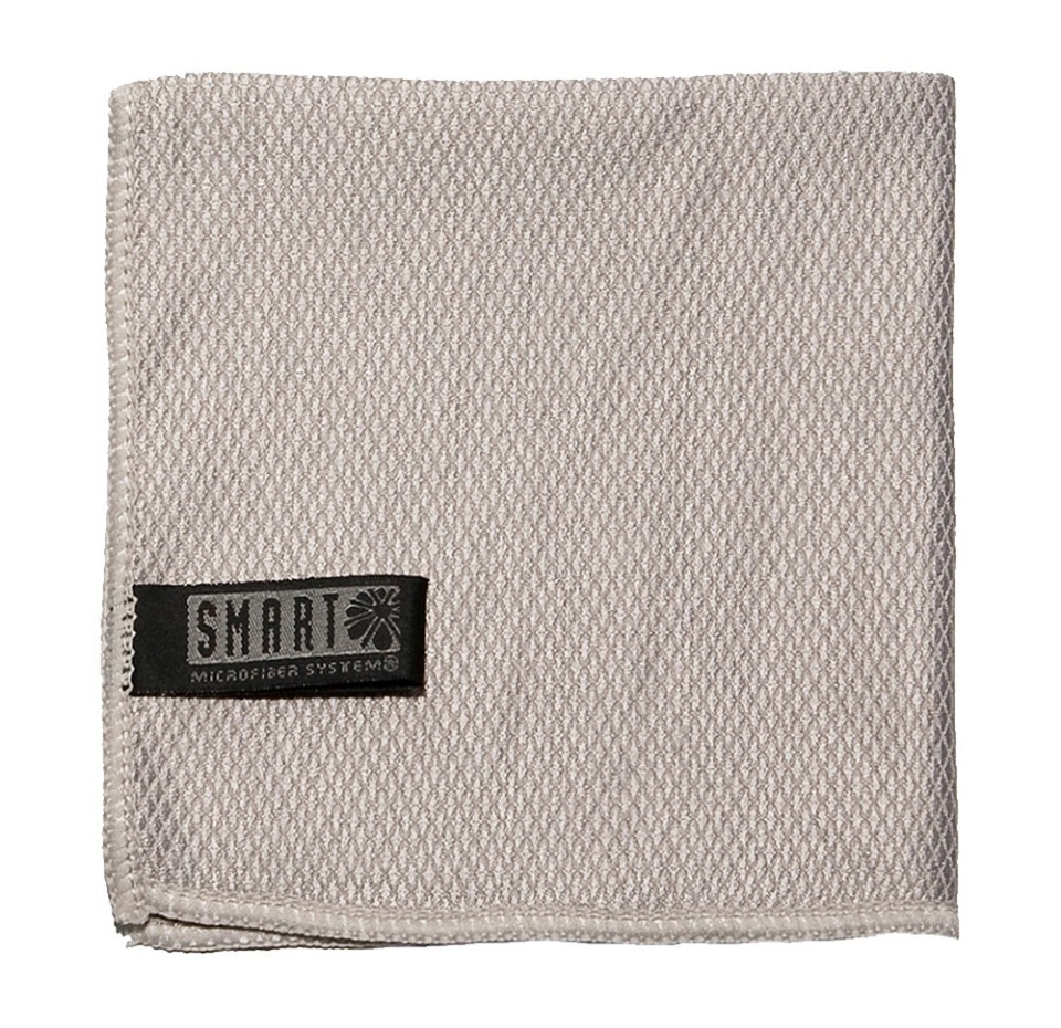 

Салфетка для чистки изделий из нержавеющей стали серая, Smart Microfiber System, 32*31 см, Швеция
