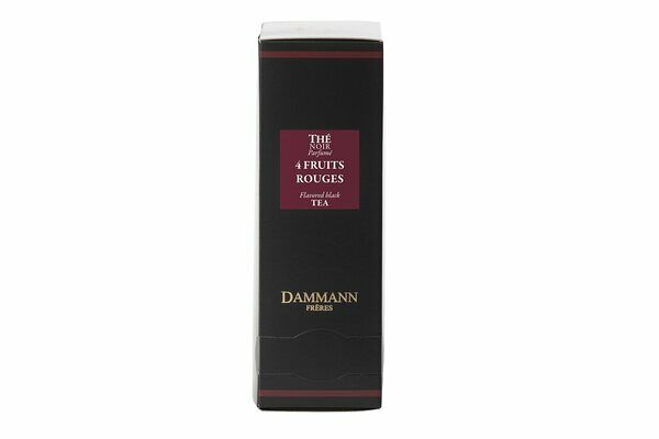 Чай черный Dammann Quatre Fruits Rouges 4 ягоды пакетированный 24х2