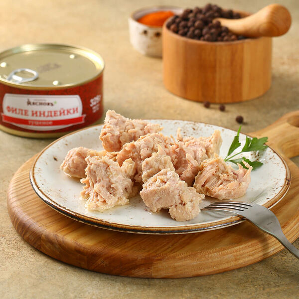 Филе индейки тушеное МясновЪ