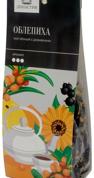Чай черный Династия Облепиха 100г