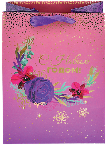 

Пакет подарочный 1шт, в ассортименте