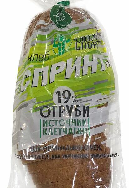 Хлеб Родные просторы Спринт нарезка 350г