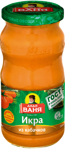 

Икра Дядя Ваня из кабачков 460 г