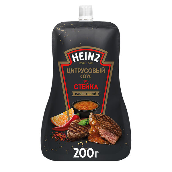 Соус Heinz Цитрусовый для стейка, дой-пак, 200г