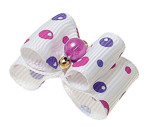 Бантик (пара) двойной объёмный, 3*1,5см, Ностальжи 18326