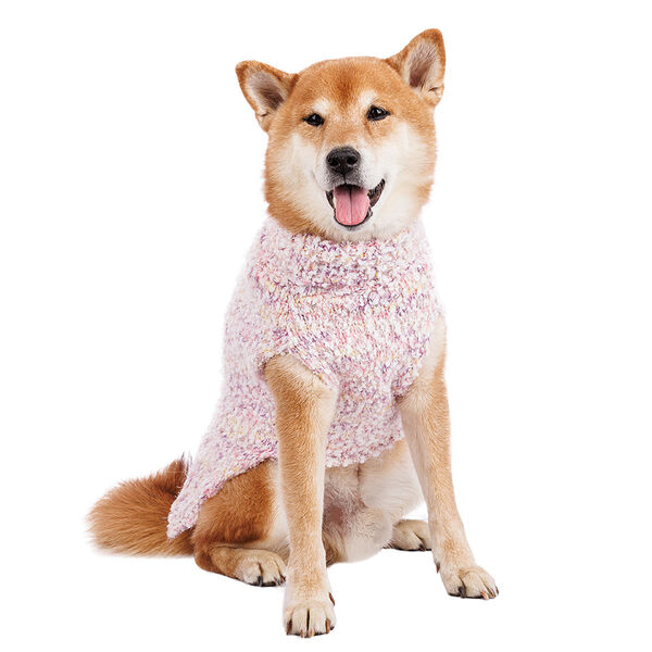 Свитер для собак вязаный фиолетовый XL