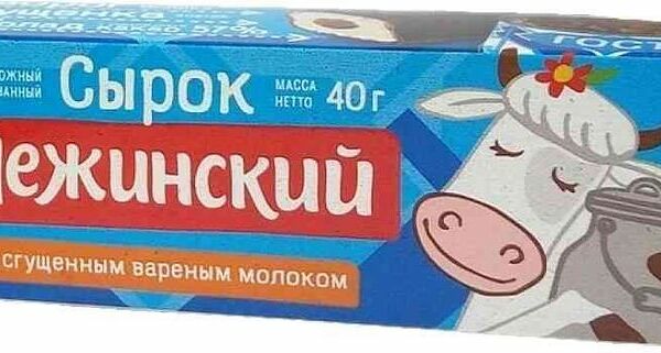 Сырок творожный Нежинская со сгущенным вареным молоком 18% 40г