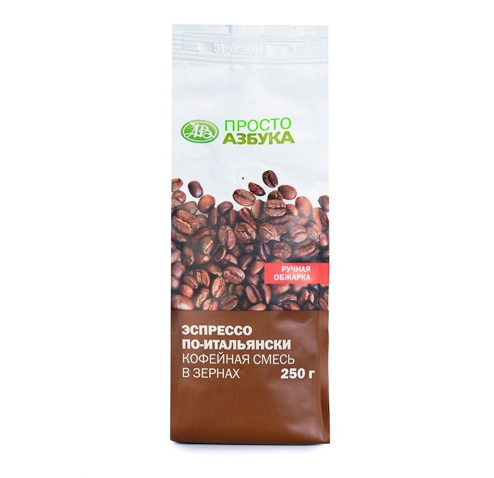 

Кофейная смесь в зернах Просто Азбука Эспрессо по-итальянски 250 г