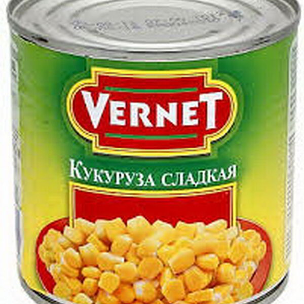 Кукуруза сладкая в зернах Вернет 340г ж/б