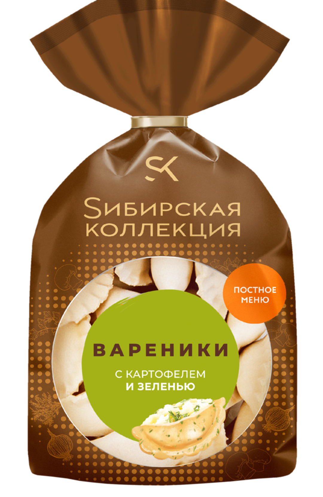 

Вареники Сибирская коллекция с картофелем и зеленью 700 г