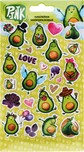 

Наклейки объемные Приор Групп Авокадо 11х20 см