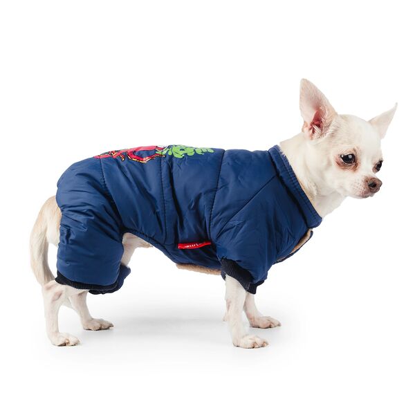 Комбинезон для собак S синий (унисекс)