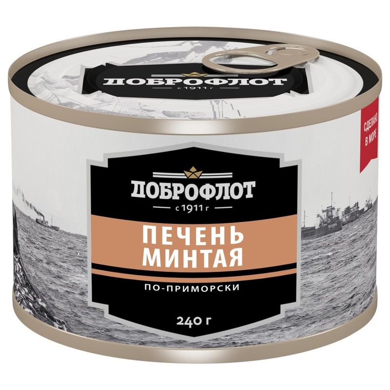 

Печень минтая Доброфлот По-приморски 240 г