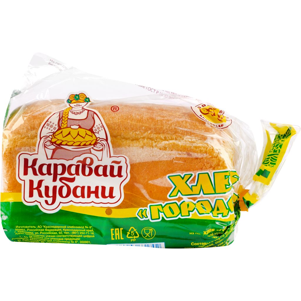 

Хлеб Каравай Кубани Городской 500 г