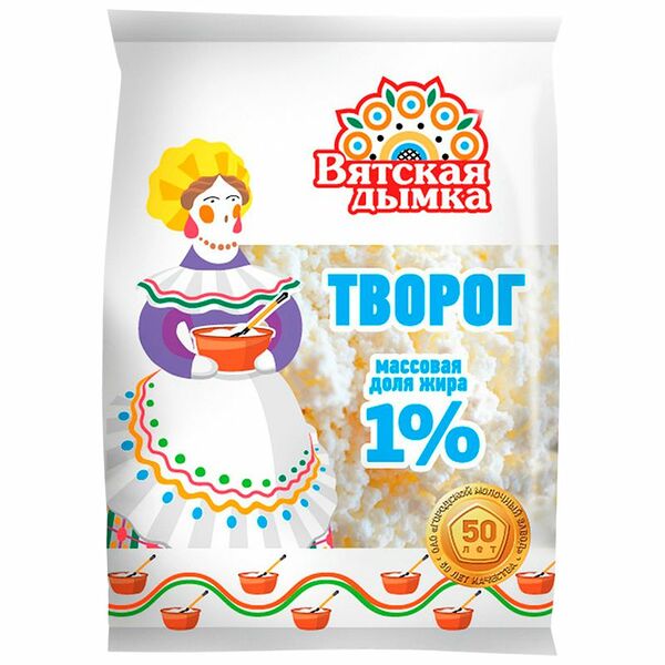 Творог Вятская Дымка обезжиренный
