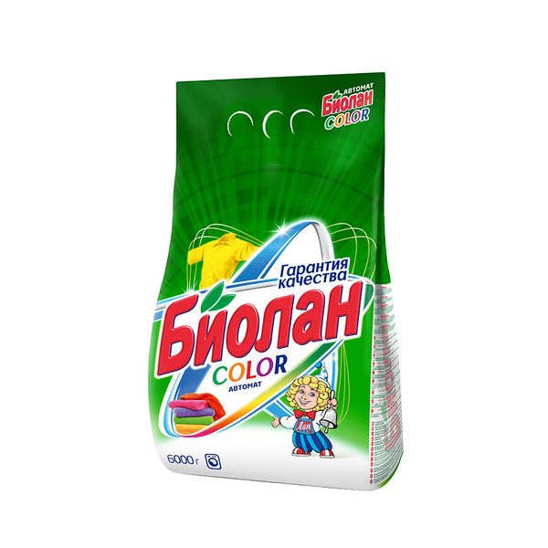 Порошок автомат для стирки Биолан Color 6000 г