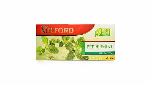 Чайный напиток Milford Peppermint травяной в пакетиках 30г